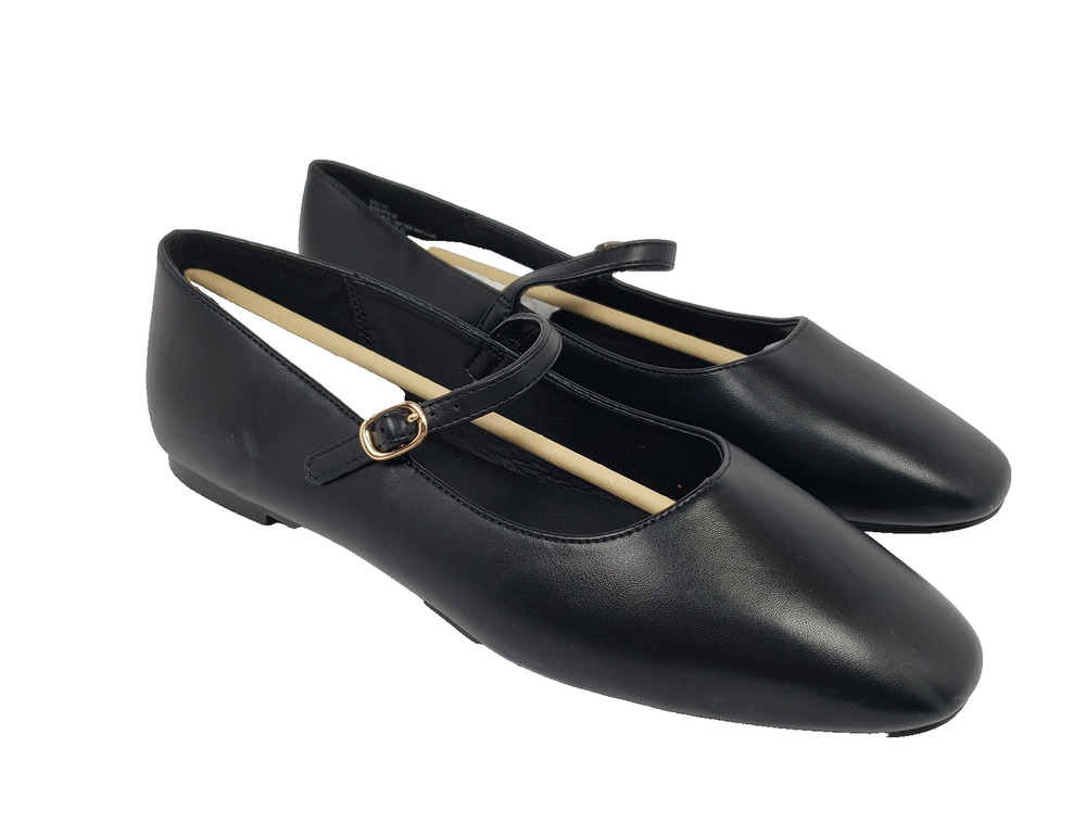 GAP Womens Size 11 Black Casual Mary Jane Ballet Flats Shoes
